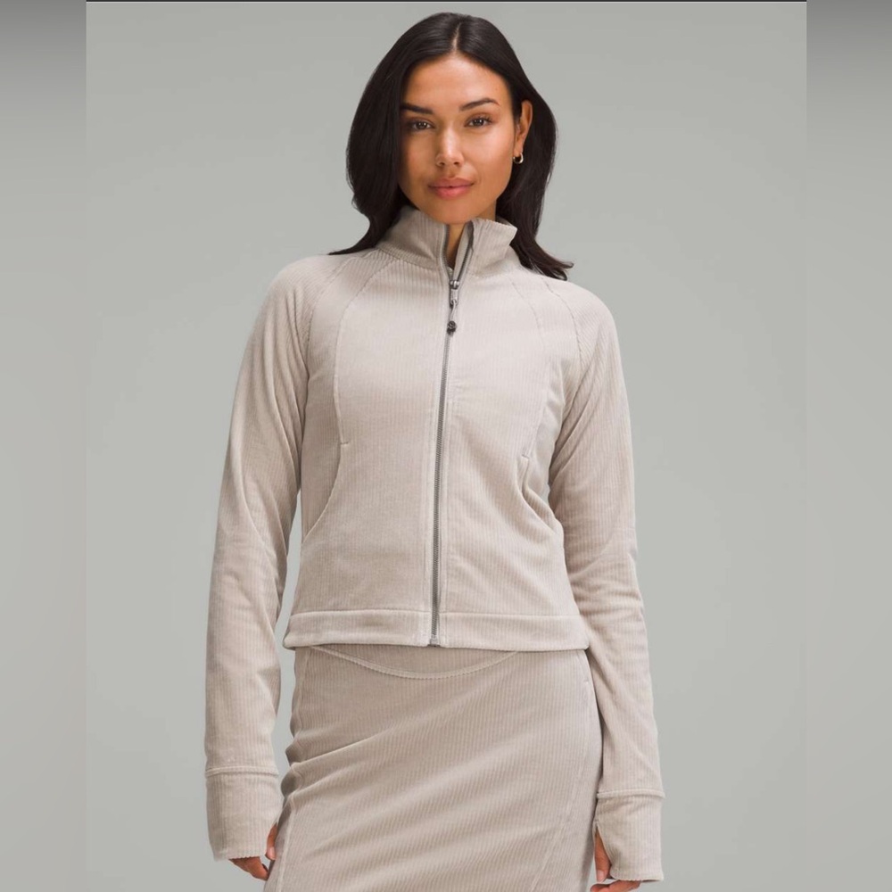 Lululemon Scuba Track Jacket- Velvet Corduroy
